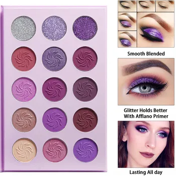 

Stock Clearance!!! 15 Colors Matte Eyeshadow Shimmer Makeup Mini Eye Palette Long Lasting Warm Earth Color Beauty Eye Shadow