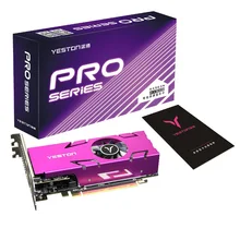 Yeston RX550-4G D5 LP karta graficzna AMD Radeon RX550 pamięć GDDR5 128Bit 512 jednostek 6000MHz VGA interfejs HDMI DVI-D karta graficzna