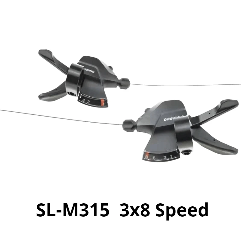 Altus SL-M315 2X7 2X8 3x8 3x7 14 16 21 24 Speed Shifter Trigger Set Rapidfire Plus w/Shifter Cable Update From M310 - Цвет: SL-M315-24s