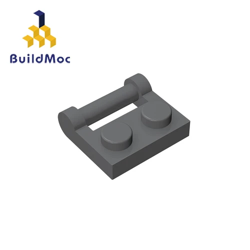 BuildMOC 48336 1x2 детали для строительных блоков DIY логотип развивающие Подарочные игрушки - Цвет: M0451-11