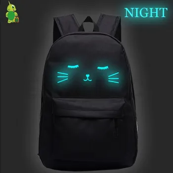 

Funny Cat Backpack Animal Printed School Bags for Teenage Girls Boys Daily Laptop Backpack Casual Travel Bags Fashion Solid Bags