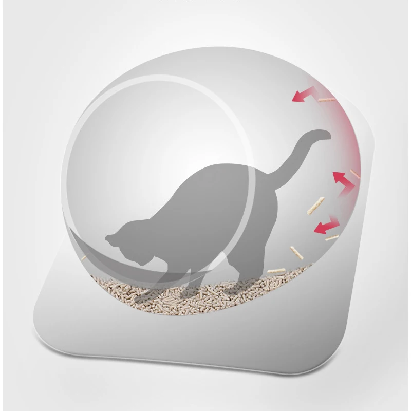 Cat litter box Fully closed drawer Top-entry splash-proof cat supplies Deodorant feces bowl Extra large oversized cat toilet