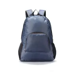 2019 женские и мужские рюкзаки ежедневные поездки сумки на плечо молния нейлон водонепроницаемый студенческий рюкзак складной мешок