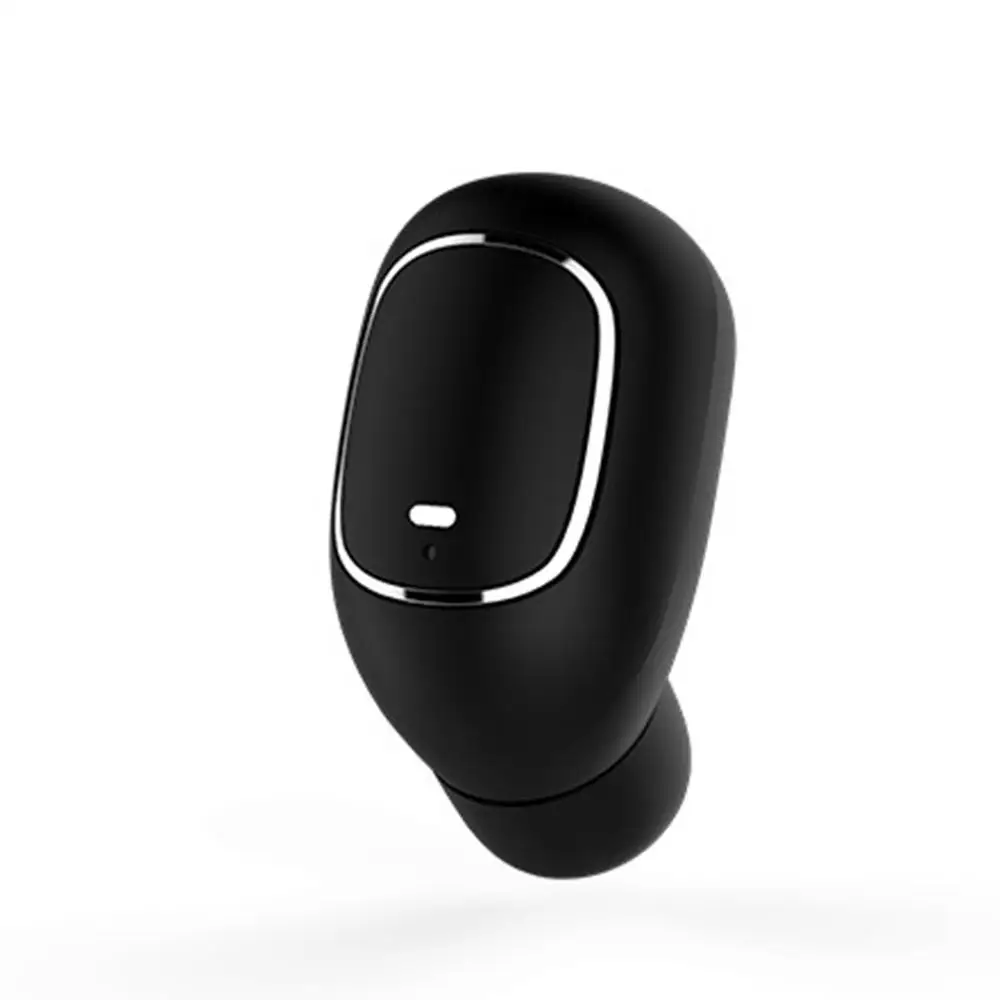 Беспроводная мини-гарнитура Bluetooth в уши, мини-гарнитура Bluetooth из силикона и удобные затычки для ушей, длительный срок службы батареи - Цвет: Синий