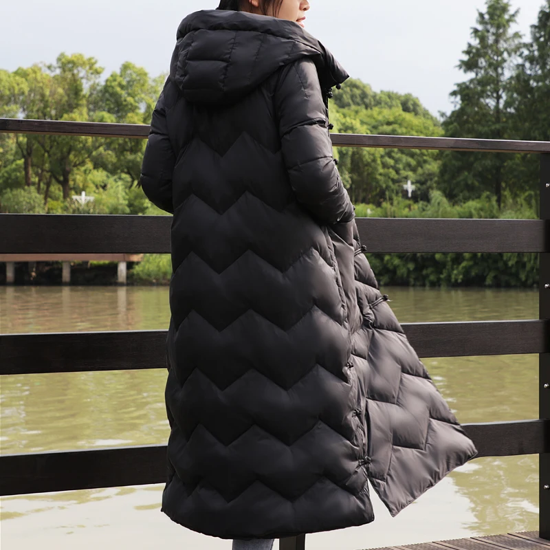 

Women's Down Jacket Winter Coat Female Jacket Women Clothes 2020 Korean Vintage Parka White Duck Down Tops Plus Size ZT3964
