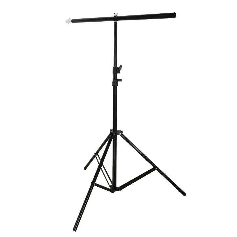 

New T-type Adjustable Background Frame Support Stand 200cm*200cm Metal Holder Photo Studio Backdrop System Photography Equipment