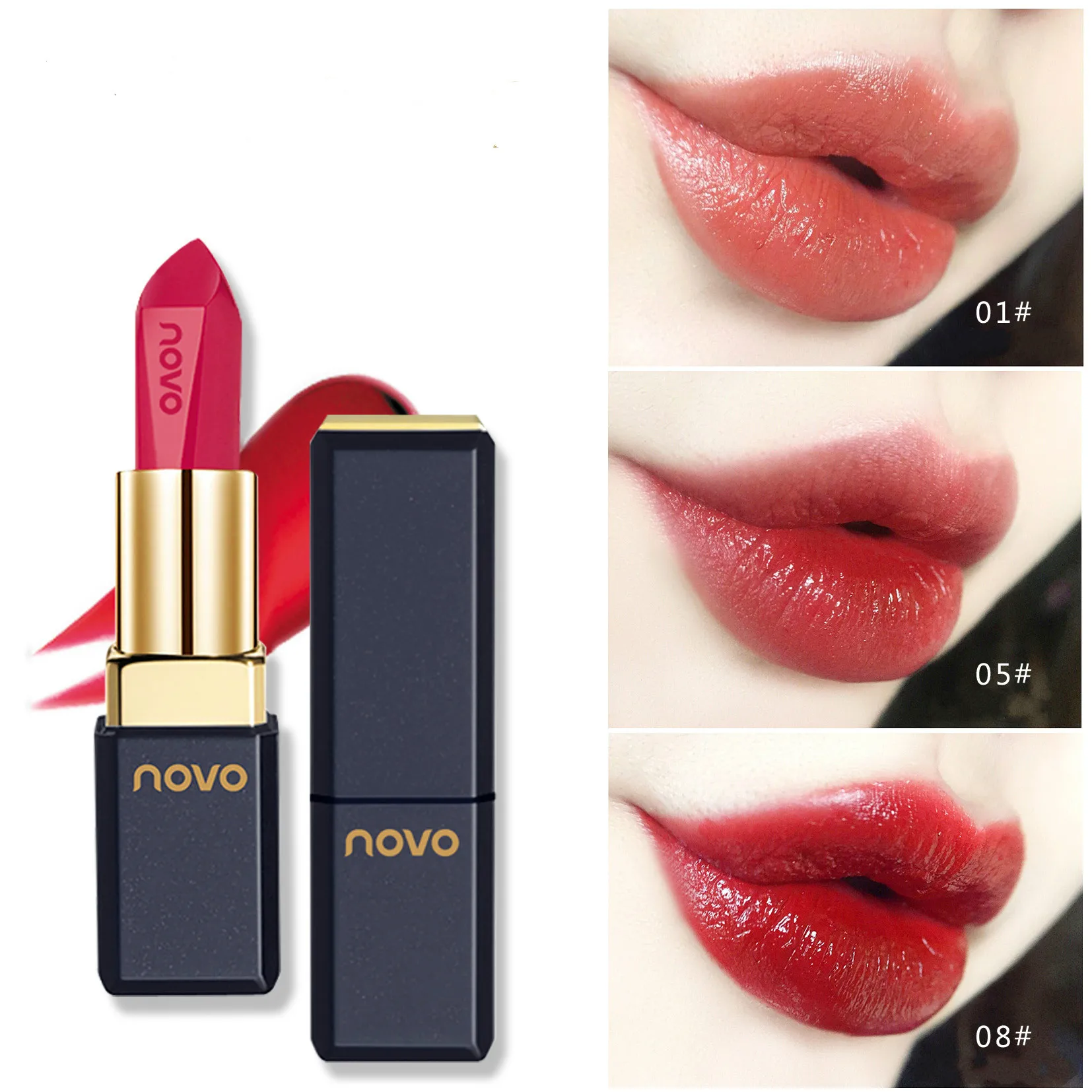 

Make-up Moisturizing Glaze Lipstick Moisturizing and Lasting Non-stick Cup Lipstick Biting Lip Makeup