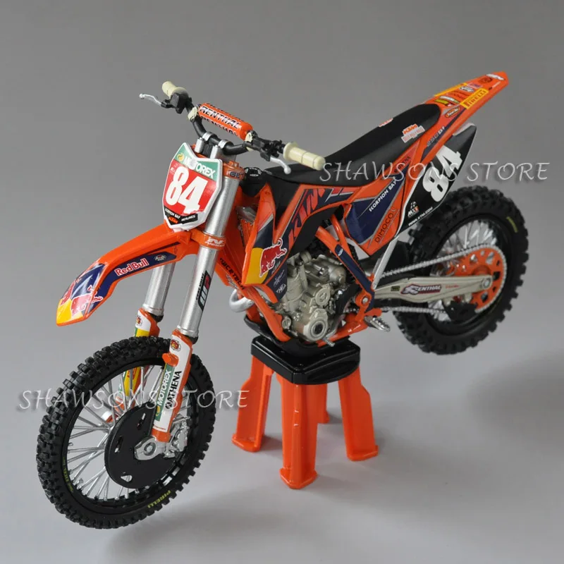 Литые игрушечные модели Automaxx 1:12 KTM 250 SX-F № 84 25 Байк миниатюрный мотоцикл Реплика