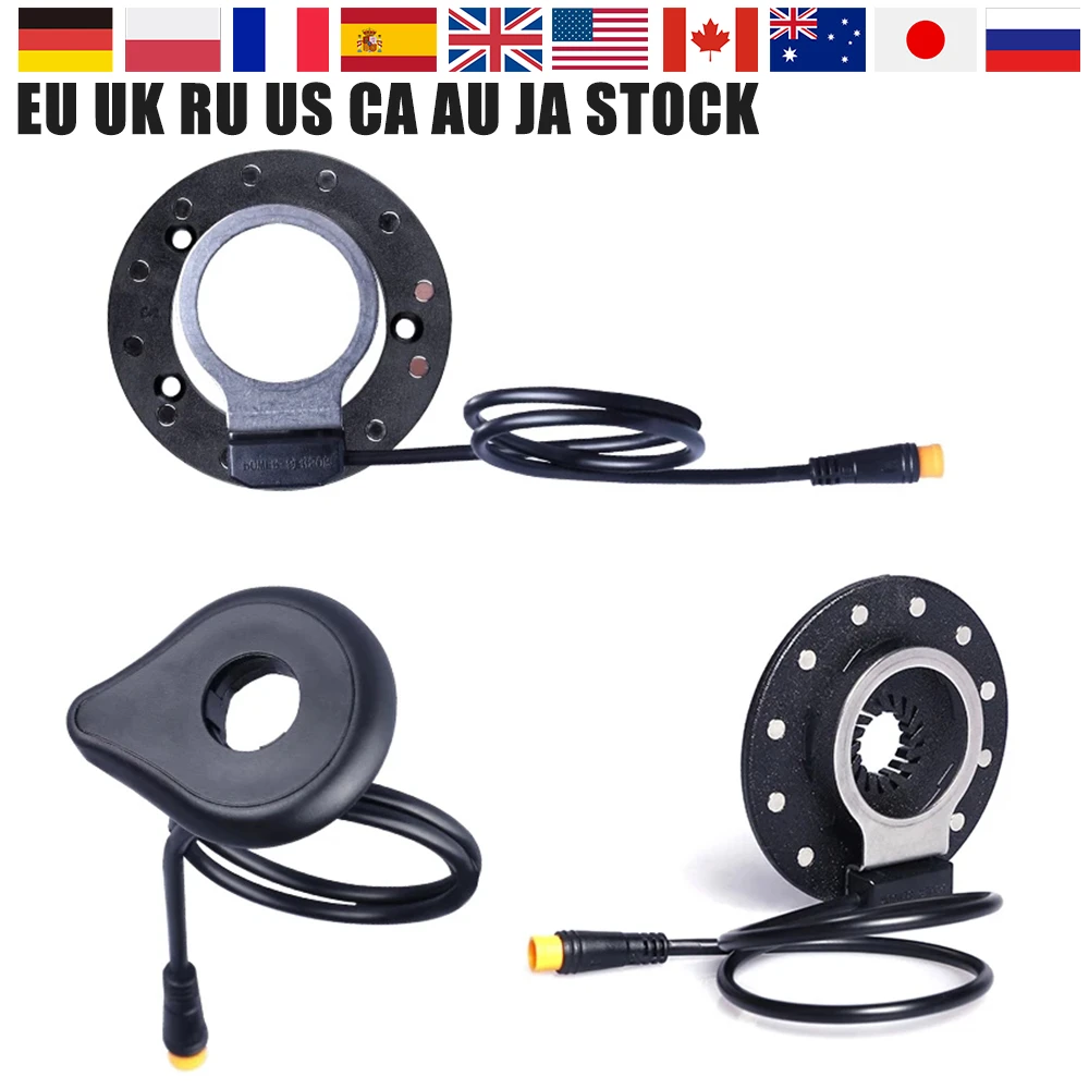 Waterproof Electric Bicycle Pedal Assist Sensor E Bike Double Hall 12 Magnet Left Right Side Pas System Diy Ebike Modified Parts Electric Bicycle Accessories Aliexpress