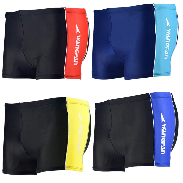 

Big Kid Student Uniform Check Edge Color Mixture Big Kid Pants Swimming Trunks (Suitable 9-15-Year-Old) 6632 Top Grade Swimming