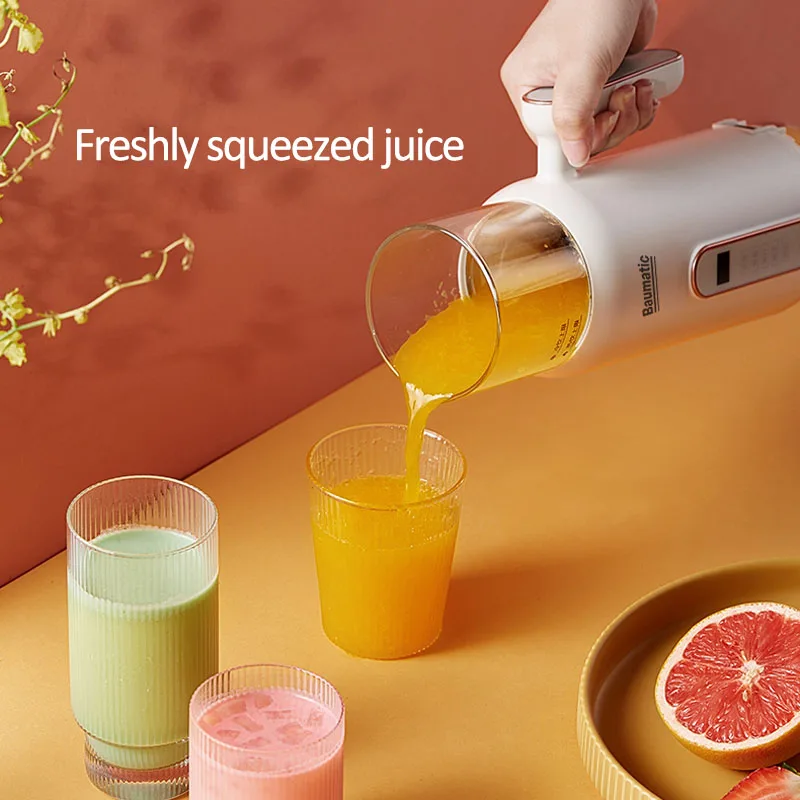 220V Soymilk Maker Machine Electric Juicer Blender Filter-free Auto Heating SoyBean Milk Rice Paste Maker Sojamilchhersteller