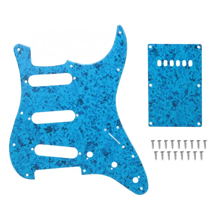 Защитное устройство Pickguard высокого качества PVC PLY с задней пластиной аксессуары для электрогитары