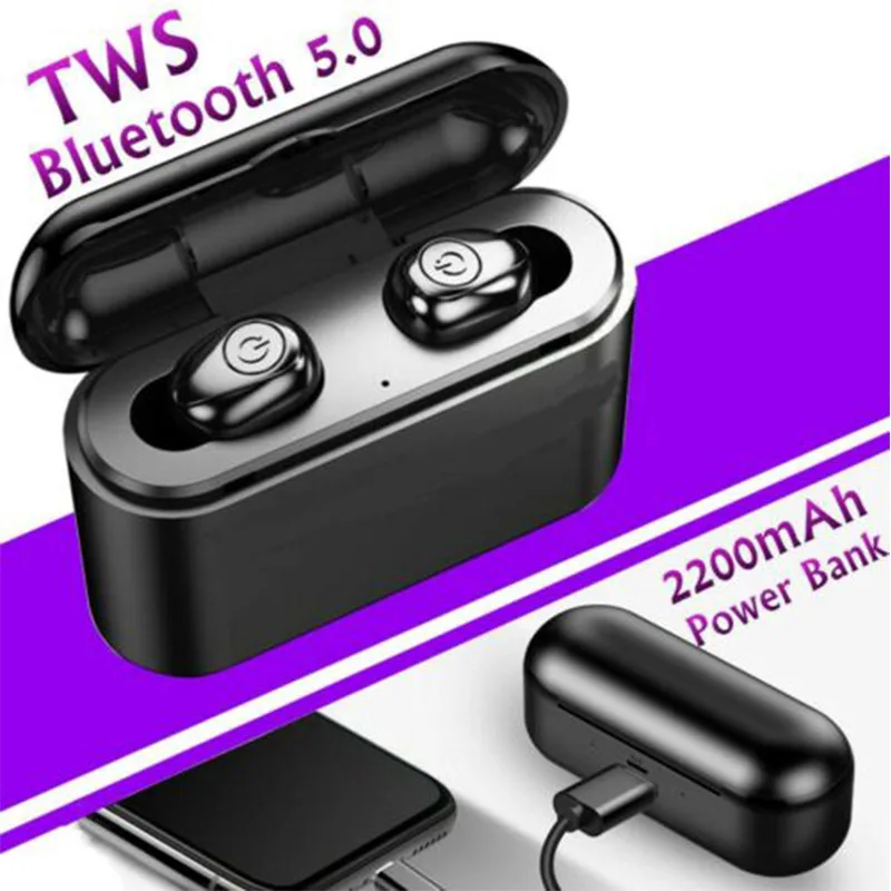TWS X8 Bluetooth True Wireless Earphones 5D Stereo Earbuds Mini TWS
