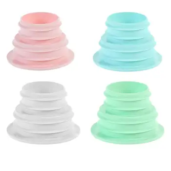 

4Pcs Flexible Pipeline Sealing Ring Drainage Deodorization Insect Prevention Silicone Closing Plug Bathroo Blue Pink Green White