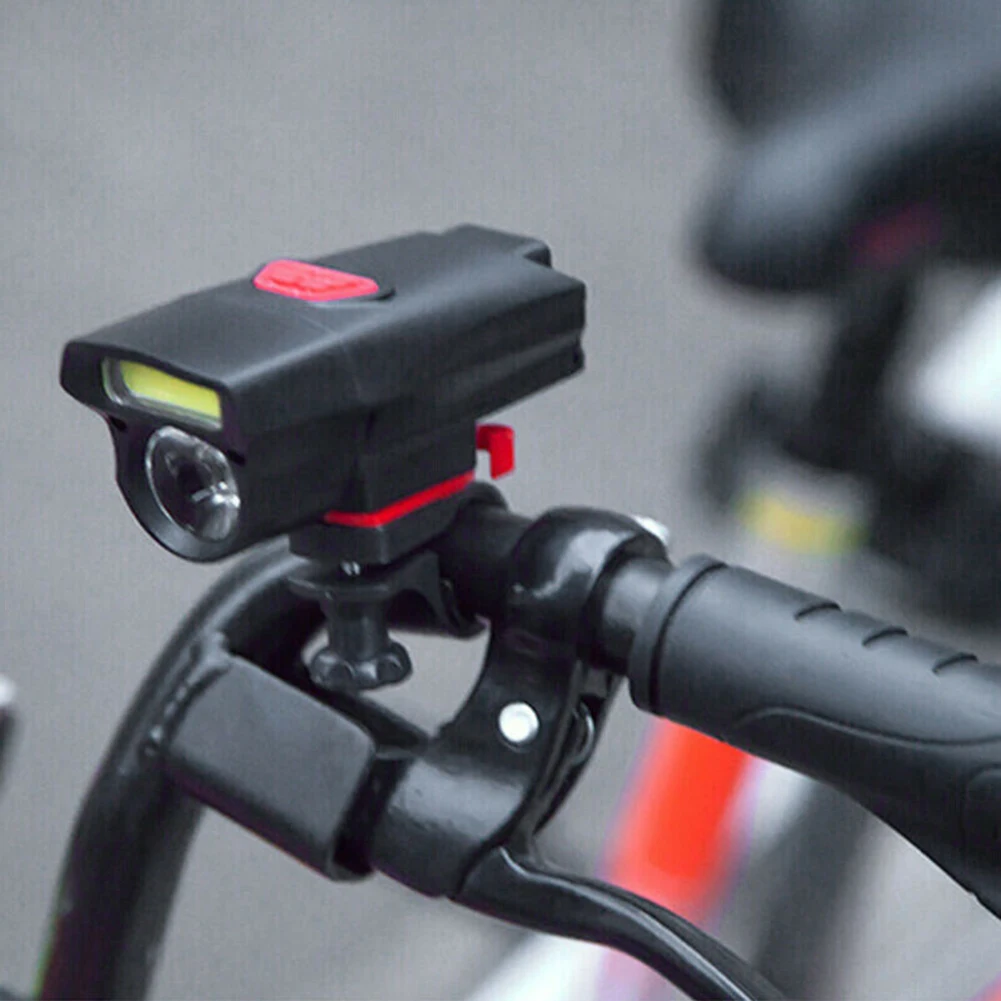 USB Перезаряжаемый велосипедный передний головной светильник, велосипедный светодиодный фонарь, уличный водонепроницаемый светильник для езды на велосипеде 17*12 см