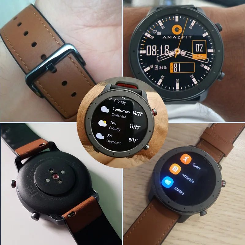 Глобальная версия Amazfit GTR 47 мм 42 мм Смарт часы Redmi AirdotsGPS 5ATM водонепроницаемый 24 дня батарея Bluetooth музыка