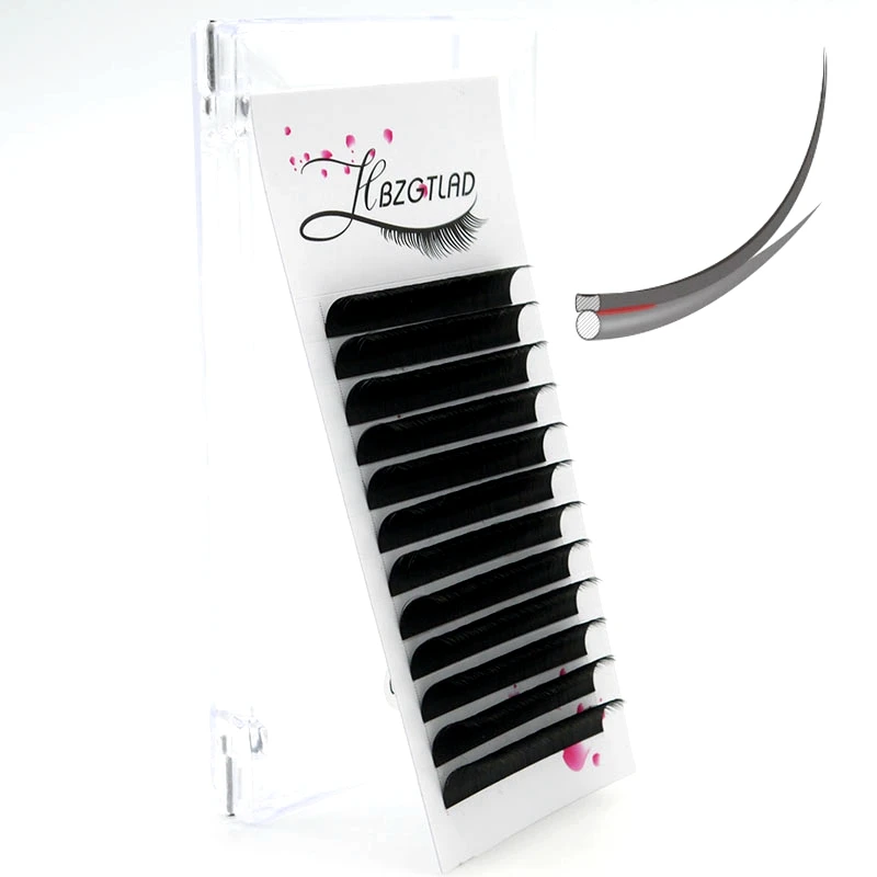 

C/D/DD curl 8-13mm 0.15/0.2mm Ellipse Flat False Eyelash Extension flat mink cilia eyelashes Faux Mink Ellipse eyelashes Matte