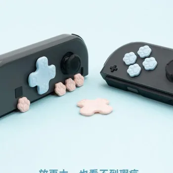 

D-pad Move Cross Direction ABXY X Key Sticker Joystick Button Thumb Stick Grip Cap Cover For Nintendo Switch Joy-con Skin Case