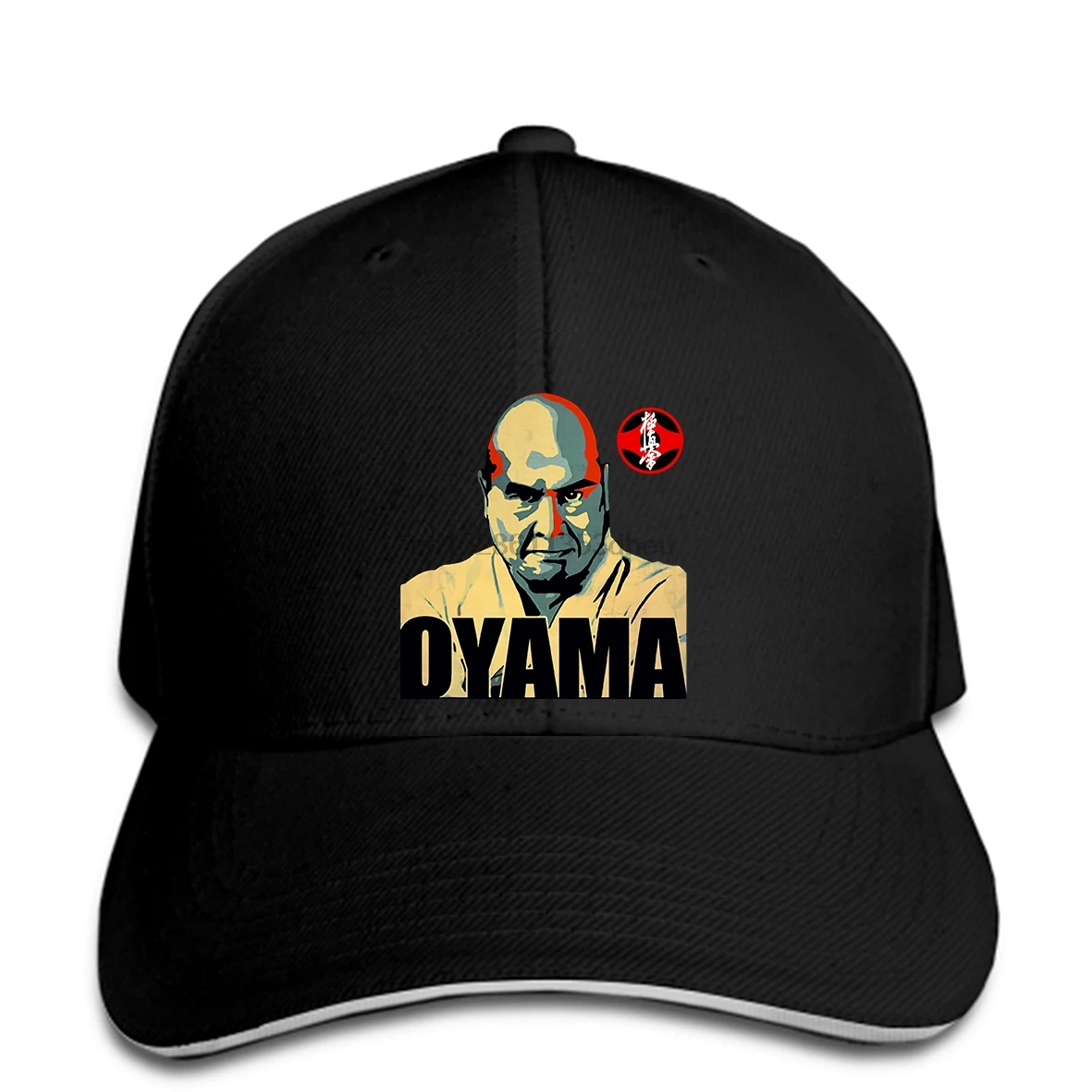 Новейшая мода OYAMA каратэ основатель Япония мужская и черная бейсболка Humor snapback шляпа пиковая