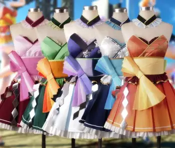 

Anime Vocaloid Miku Gumi Mercy Dancing Dress SJ Uniform Carnival Halloween Cosplay costumes for women S-XL free shipping