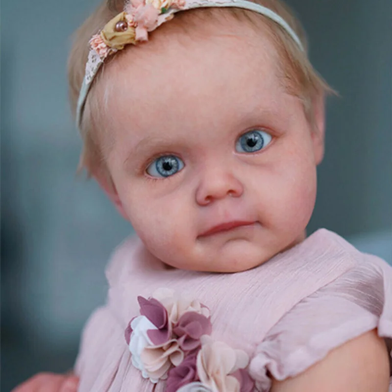 

23 Inch Reborn Doll Kit Soft Touch Fresh Color Vinyl Kit Unfinished Doll Parts