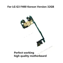 Протестированная Полная работа оригинальная разблокированная системная плата для LG G3 F400 Корейская версия 32GB Материнская плата логическая схема электронная панель