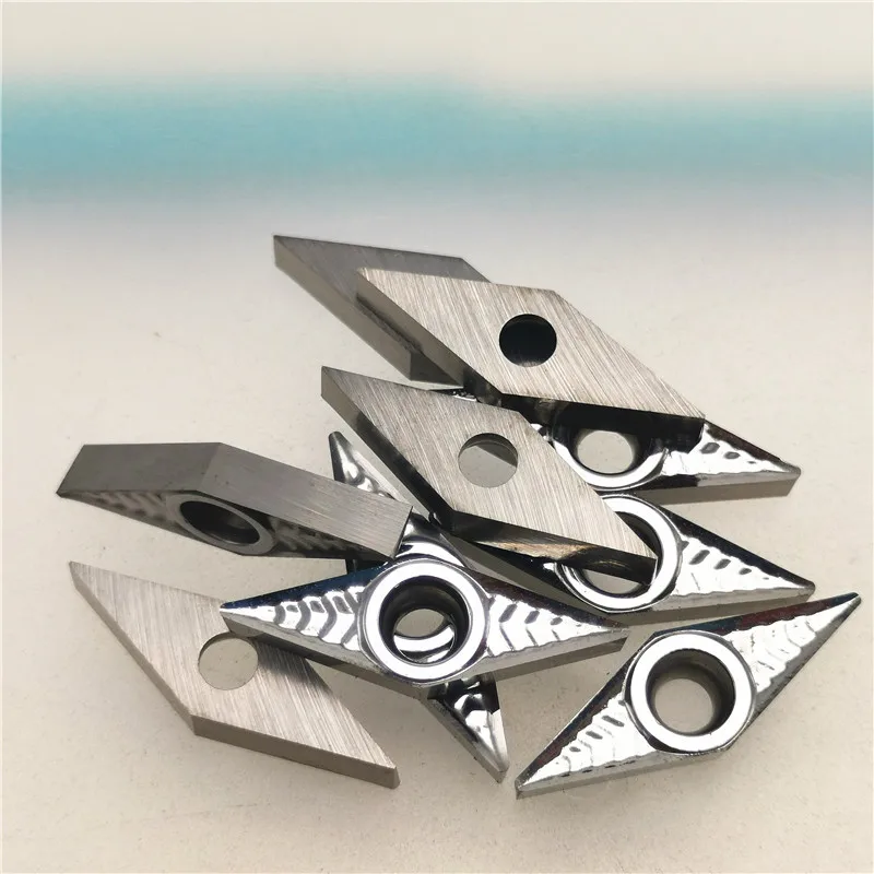 VBGT110304 AK H01 VBGT110302 AK H01 Aluminum Turning Inserts Carbide Round Blade cnc Lathe Cutter Aluminum Copper Tool