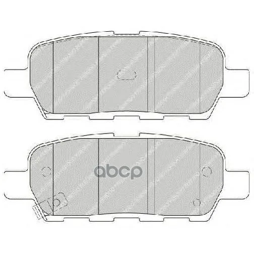 Колодки Тормозные Nissan X-Trail/Qashqai/Tiida/Infiniti Fx/Renault Koleos Задние Ferodo Fdb1693 Ferodo арт. FDB1693