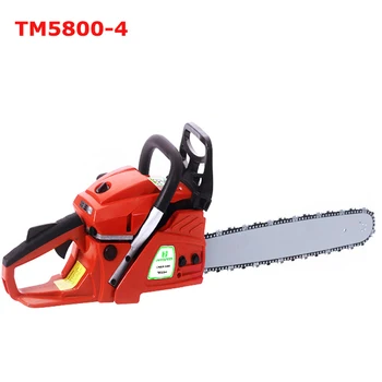 

TM5800-4 Gasoline Chain Saw 2 Stroke Gasoline Cutting Machine 2200W High Power Hand Logging Saw 20 inch Electric Chain Saw Tool