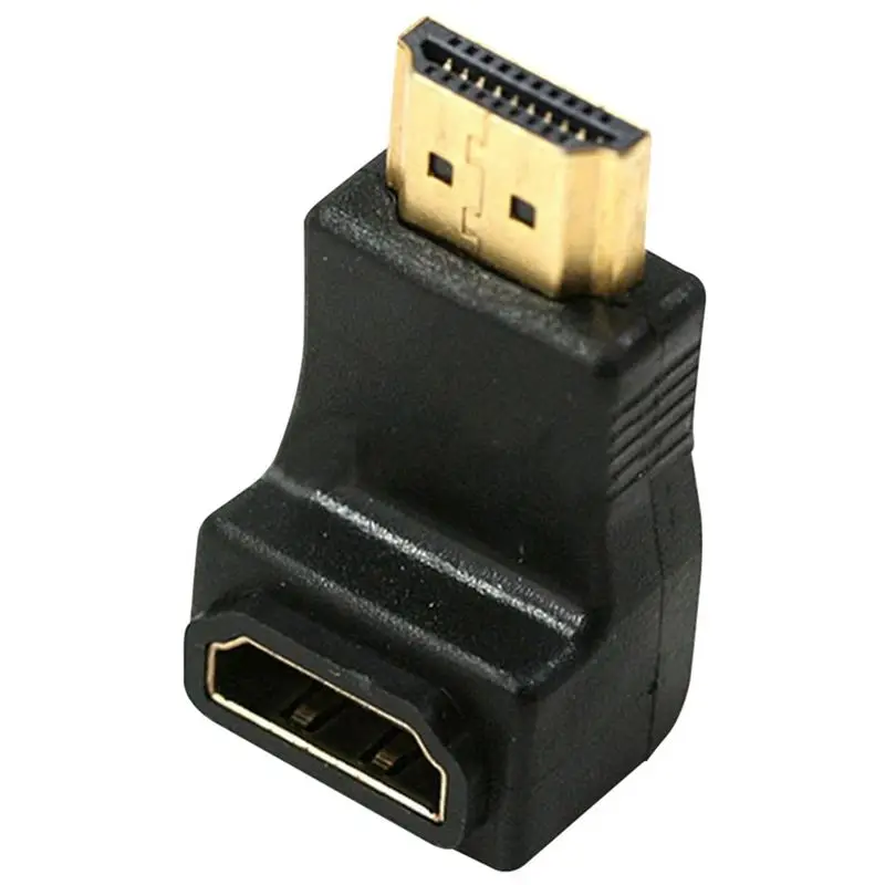  Hdmi Maschio a Femmina di Conversione di Tipo L 4 Set Point Connettore Hdmi 90 Gradi + 270 Gradi Ad