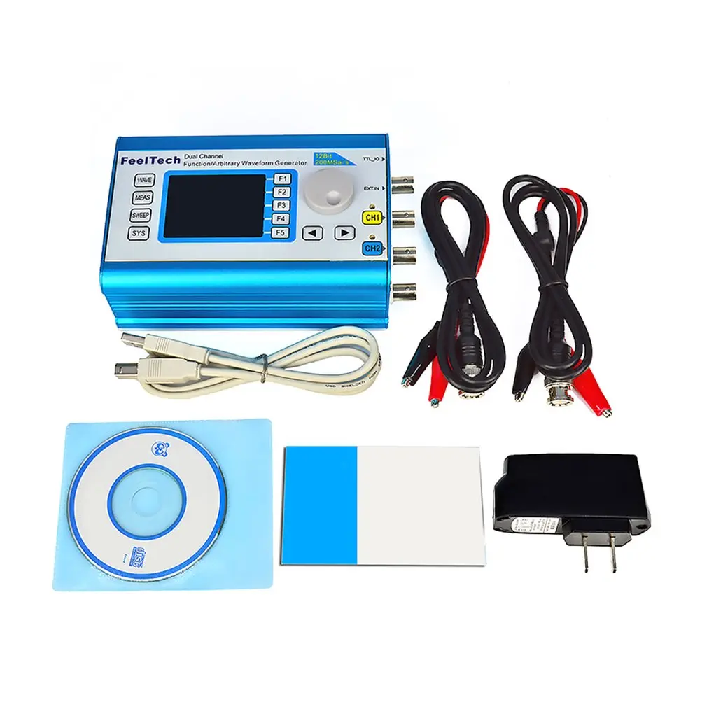 

Digital DDS Dual-channel Signal Generator Arbitrary Waveform Function 200MSa/s 20MHz Frequency Meter US/EU Plug