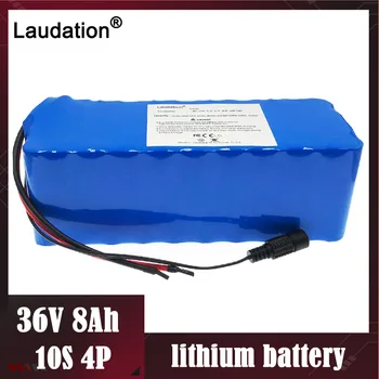 

laudation 36V 8AH electric bicycle rechargeable lithium battery pack,10s 4P belt protection for electric vehicles 18650 case bms