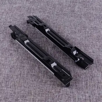 

CITALL 2PCS Black Metal Bumper Face Bar Bracket 20.3x2.2x1.2 cm Fit for Mercedes Benz W203 C-Class 2038801114 2038801214