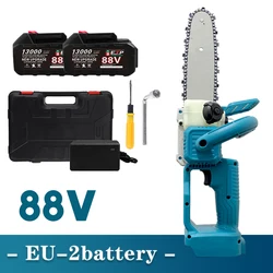 Makita – support de tronçonneuse électrique 8 pouces, Machine de découpe de bois, outils pour le travail du bois avec batterie 88V 13000 mAh 