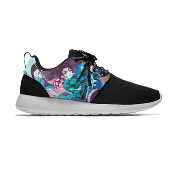 

Anime Demon Slayer Kimetsu No Yaiba Hot Fashion Kawaii Kids Sport Running Shoes Casual Breathable 3D Sneakers Boys Children Girl