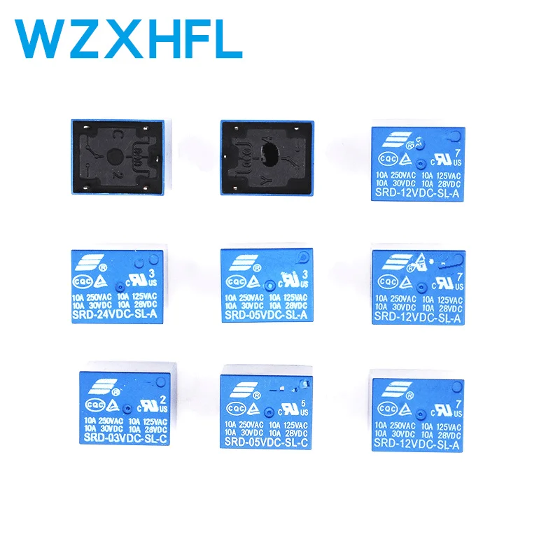 Реле Φ 3V 5V 6V 9V 12V 24V 48V 10A 250VAC 5PIN | Электронные компоненты и принадлежности