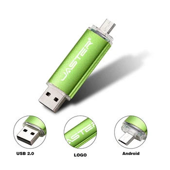 

JASTER usb 2.0 64GB flash drive 128GB multifunction pen drive memory stick 8GB 16GB 32GB for mobile phone micro usb & computer