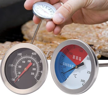 

300/500℃ BBQ Grill Thermometer Stainless Steel Oven Temperature Gauge Thermometer For Barbecue Kitchen Cooking Tools