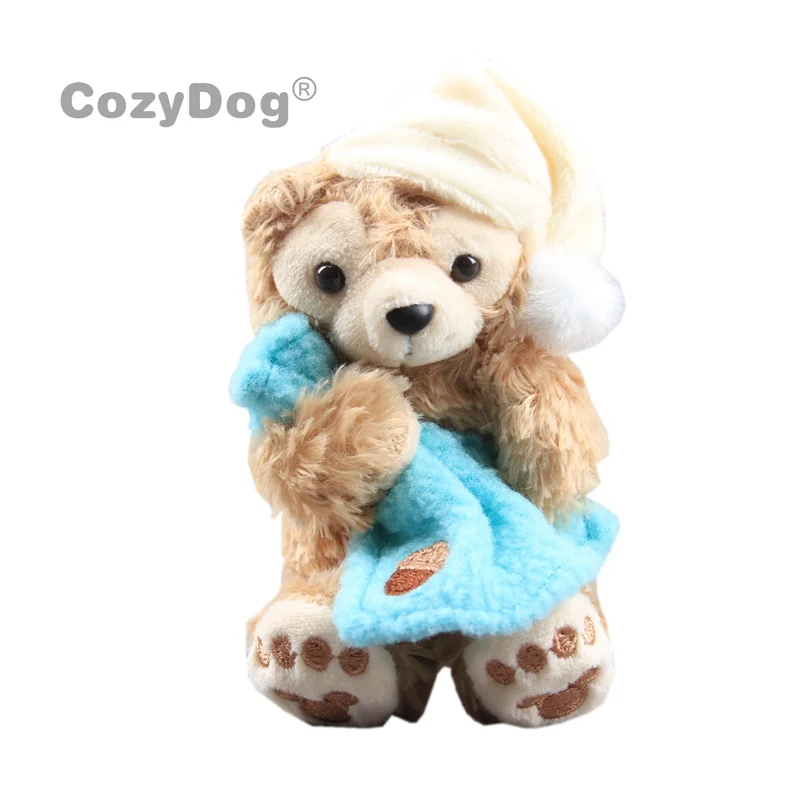 Плюшевый мишка, плюшевые игрушки, кукла, чучела, игрушки, восхитительный милый Мишка Даффи, подвеска 9-12 см, мини-брелок для детей, женский подарок на день рождения - Цвет: Blue Bear