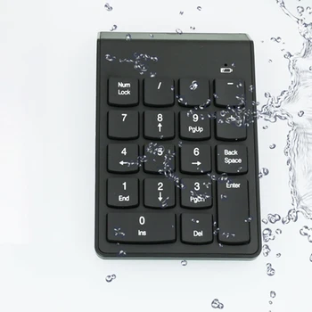 

2.4G Wireless Digital Keyboards USB Mini Bluetooth Waterproof Keyboard For PC Computer Tablets Laptop
