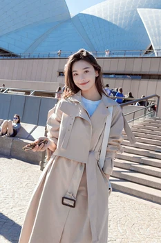 

Long windbreaker whom han edition in the fall of the new joker over-the-knee easing students coat waitmore coat