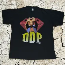 Vintage 90Sharajuku Streetwear camisa Menwwf Ddp diamante Dallas página camiseta de lucha libre
