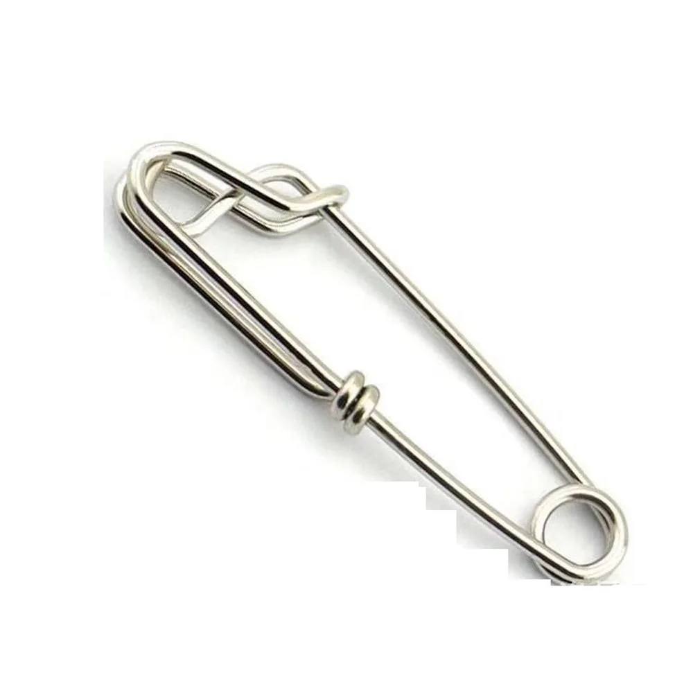Fishing Swivel Accessories Stainless Steel Quick Pin Fishing Tackles with Lure Bait 1pcs