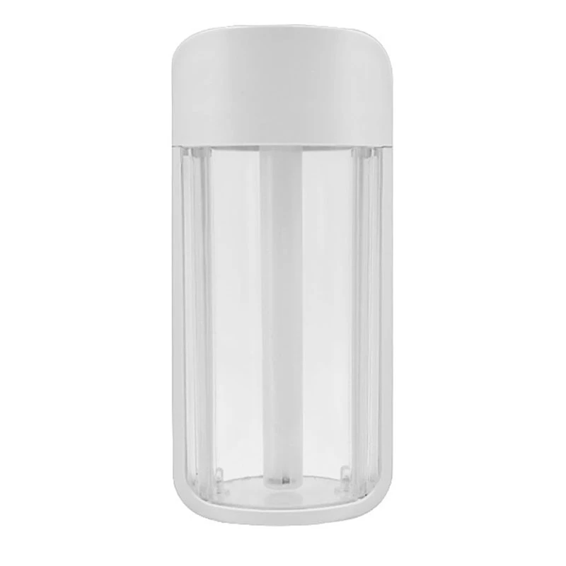 

Car Air Humidifier 260Ml Essential Oil Diffuser with LED Night Light USB Happy Cup Humidifiers Car Aroma Diffuser