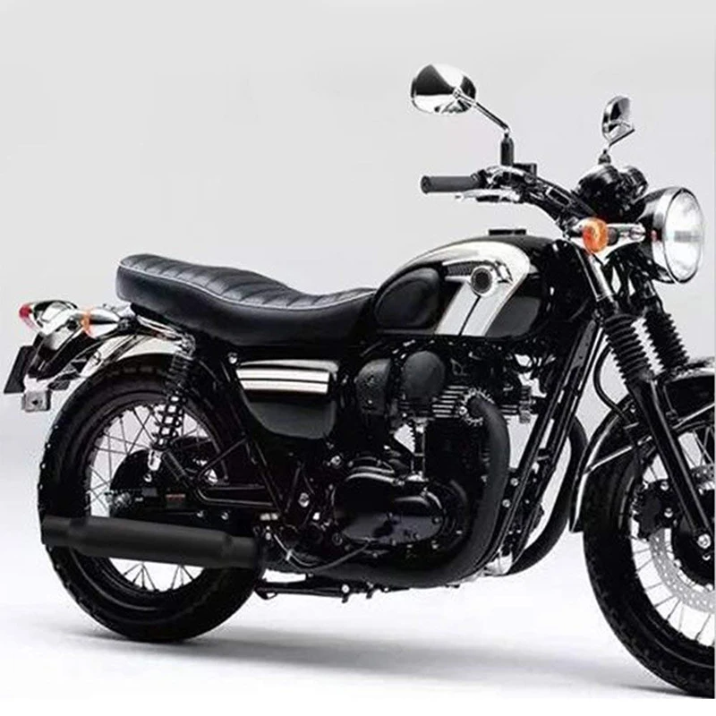 Motorcycle Exhaust Pipe Muffler Silencer Black For Cafe Racer Bobber Chopper Hot