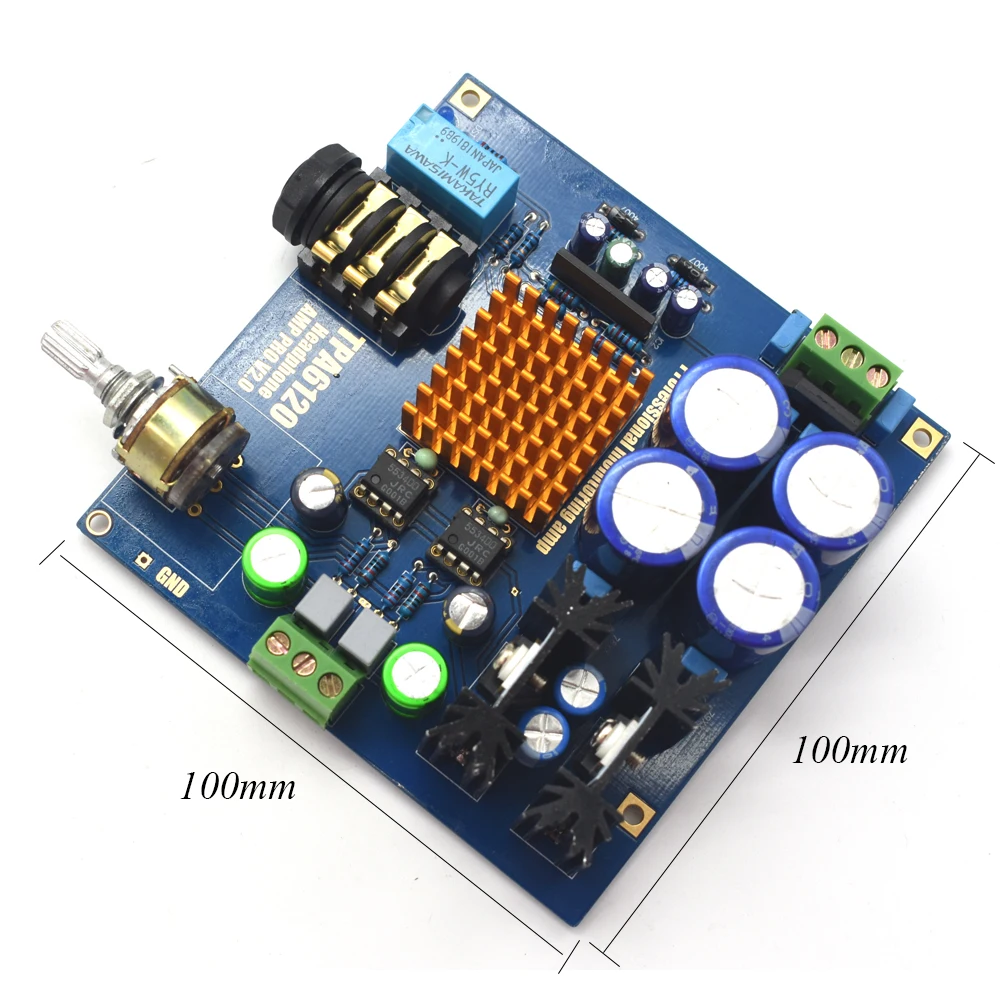 Fone de Ouvido Amplificadores de Áudio Mesmo e Placa Lusya Hi-fi Amplificador Placa Atenas Entusiasta Imperial Faça Você Acabada Tpa6120a2 - Image 3