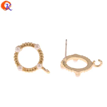 

Cordial Design 100Pcs 15*20MM Jewelry Accessories/Earring Stud/DIY/Imitation Pearl/Jewelry Making/Hand Made/Earring Findings