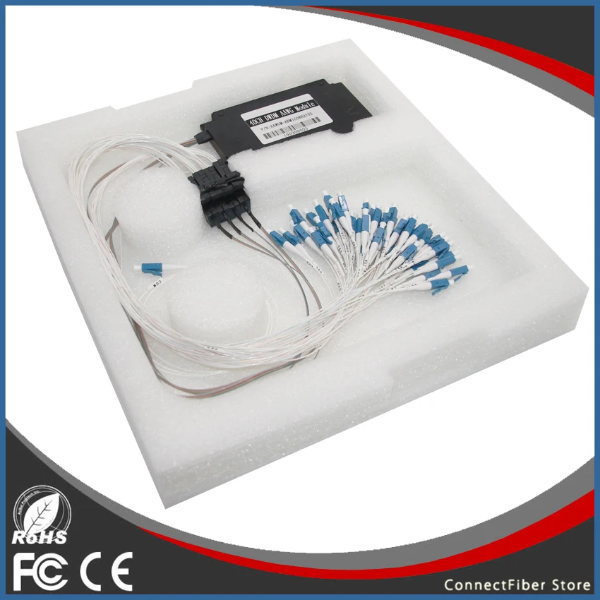 100 ГГц 40 каналов термальный Arrayed Waveguide Grattings DWDM модуль
