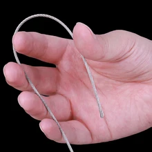 5 м 0,5 мм 304 Нержавеющая сталь мягкий провод веревка для рыбалки, мягкие блесны на тросе бельевой Структура Диаметр 1mm1. 2mm1. 5mm2mm3. 0 мм