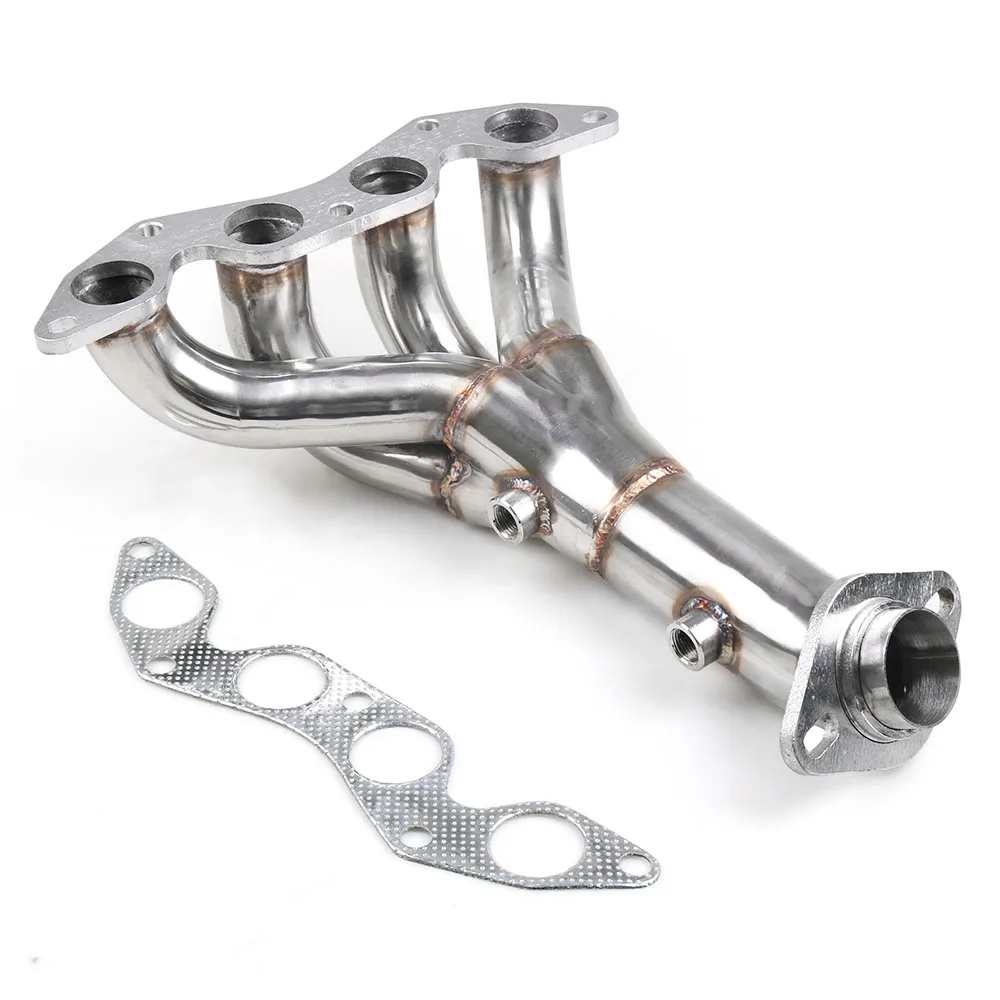 STAINLESS RACING MANIFOLD HEADER/EXHAUST 0105 HONDA CIVIC DX/LX D17 1.